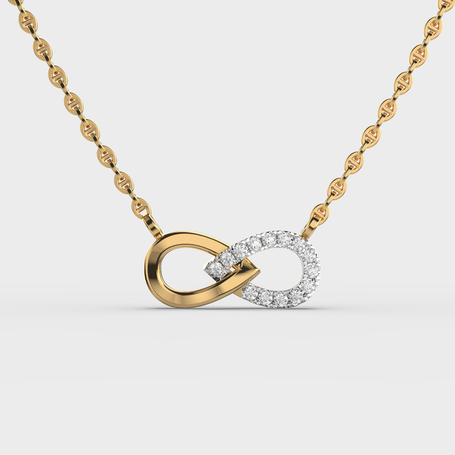 Us Forever Infinity Diamond Pendant