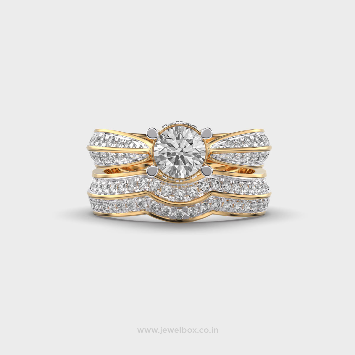 Mirex Halo Arc Diamond Band Ring