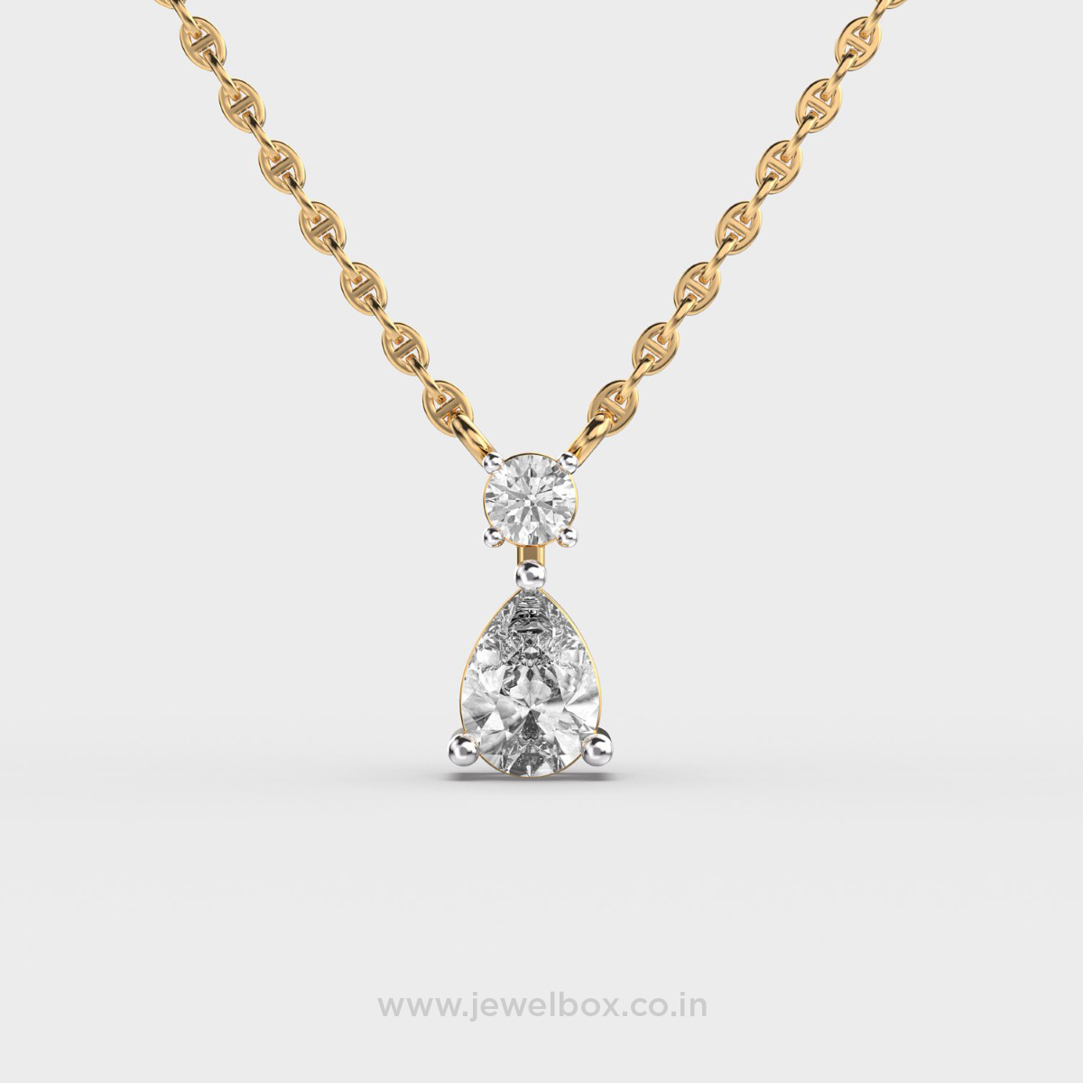 Whisperlove Heartline Diamond Pendant for Women