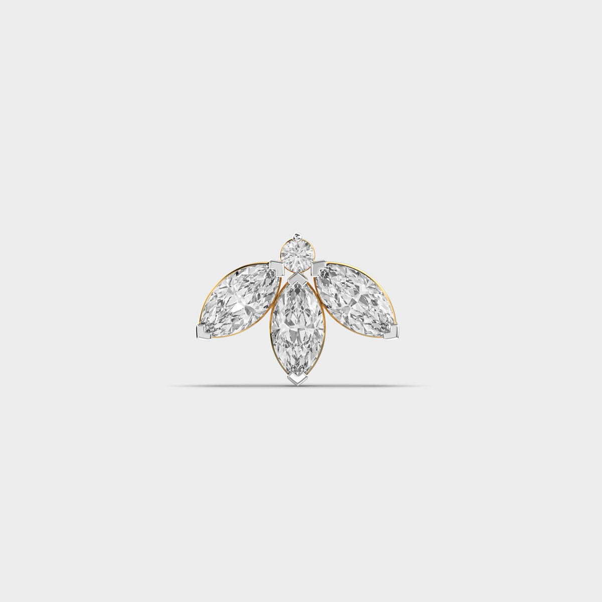 Elegant Marquise Diamond Pendant