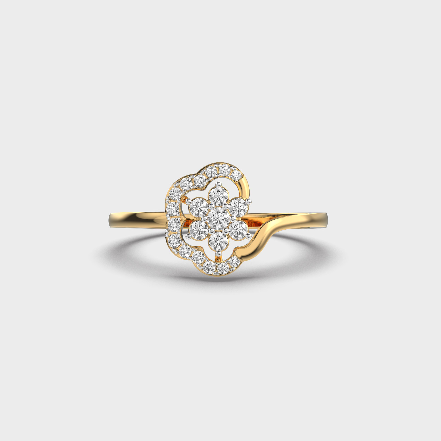 Shrubbery Nest Diamond Ring