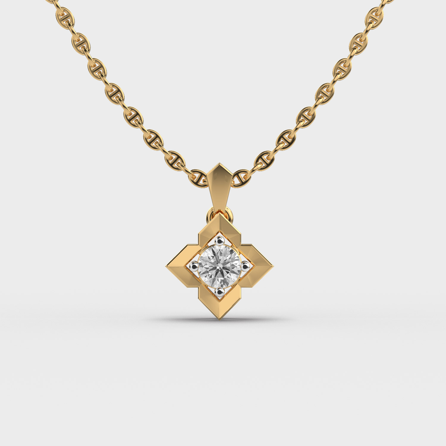 Blossom Cut Diamond Pendant