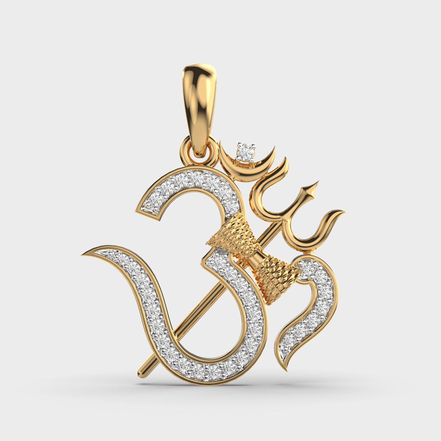 Omkar Diamond Pendant