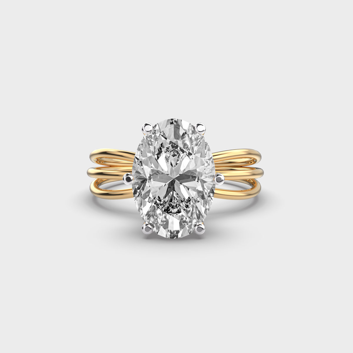 2 Carat Royal Twist Diamond Ring
