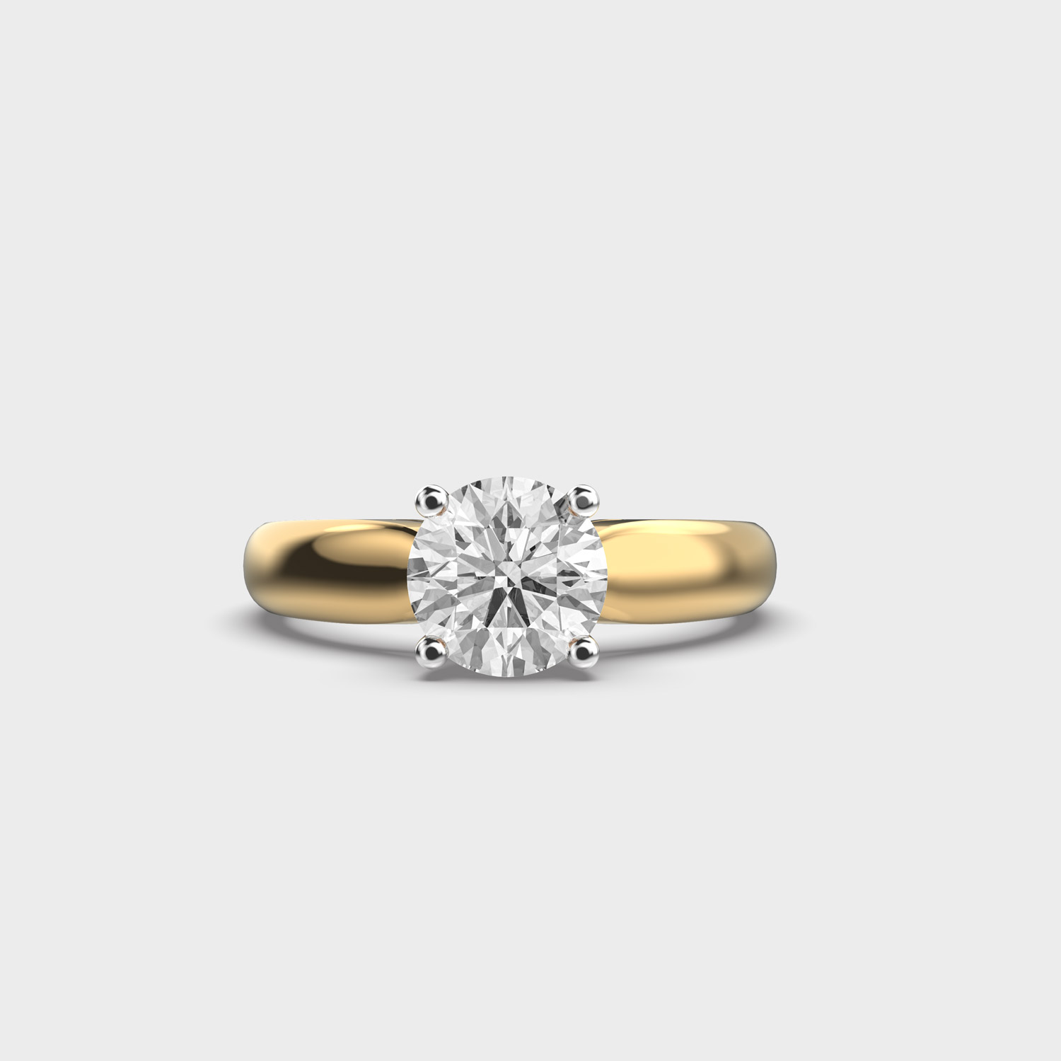 Simplistic Choice Round Diamond Ring