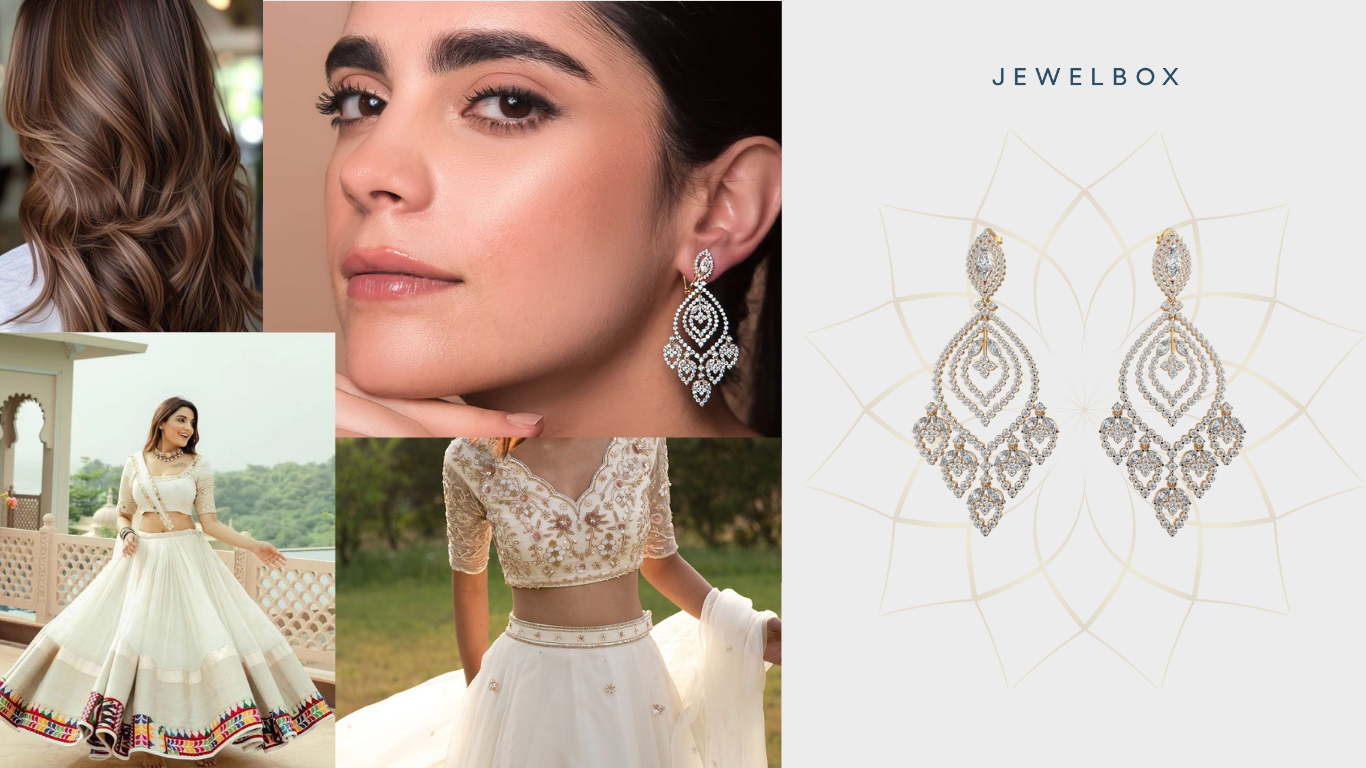 Glimmering Royal Diamond Dangler Earrings