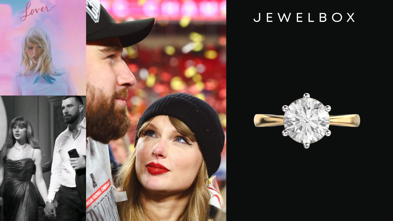 An Unforgettable Classic Solitaire like Taylor Swift: Glowing Anthea Solitaire Diamond Ring