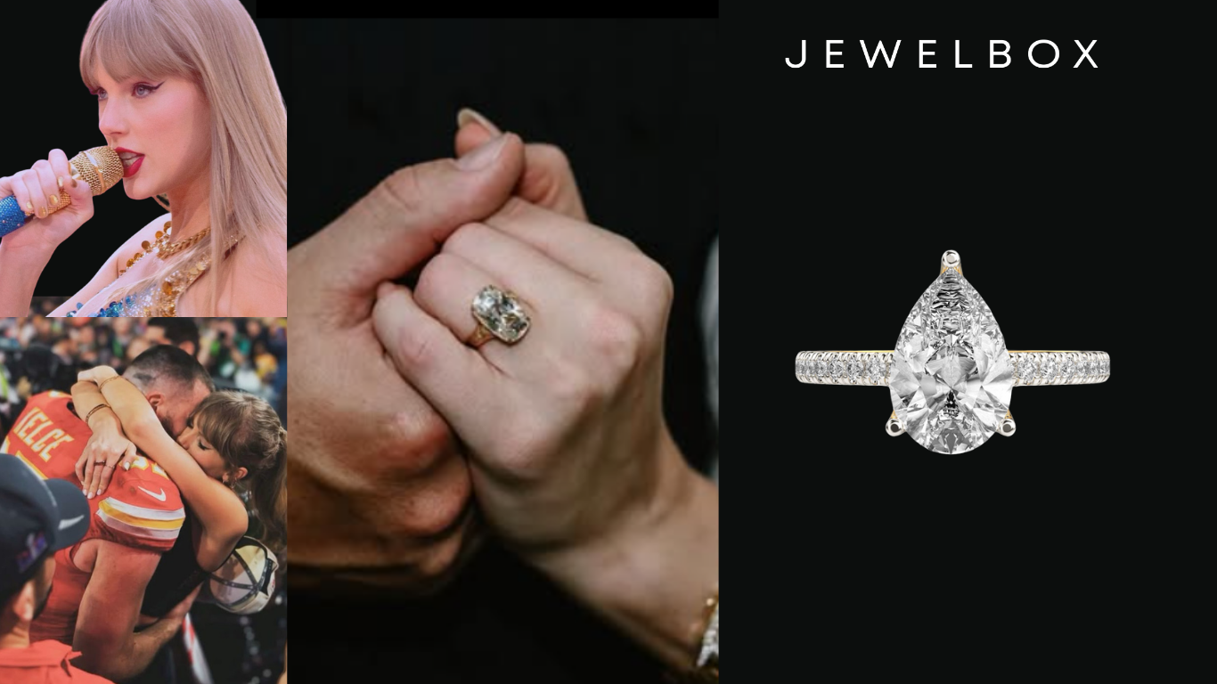 Love For Pear Cut Solitaires: Glimmering Larmes d’Amour Diamond Ring