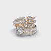 Empires Story Diamond Cocktail Ring