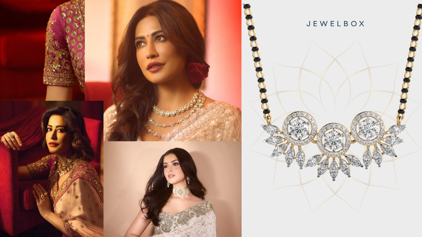 Threefold Radiance Diamond Mangalsutra With Chain