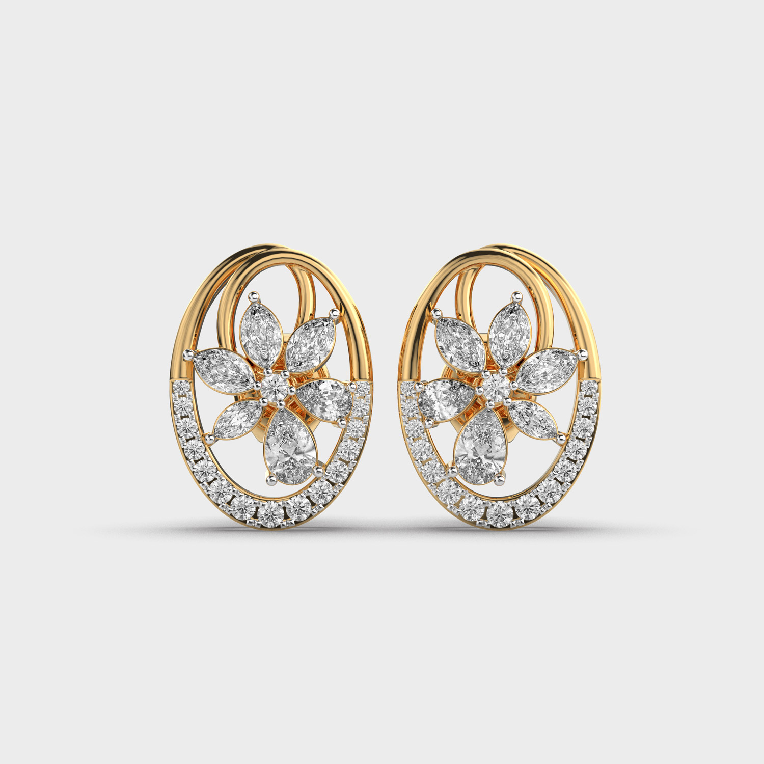 Adorable Daisy Diamond Studs