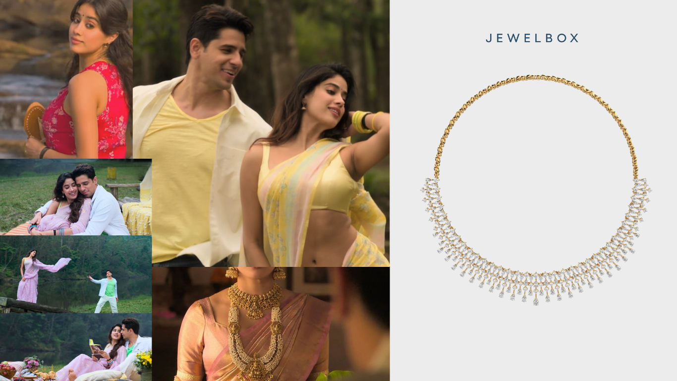 Modern Day Param Sundari Inspired Jewellery: Half Moon Of Josephine Diamond Necklace