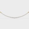 Queens Diamond Cluster Necklace for Women