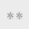 Flora and Fauna Diamond Stud Earrings