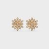 Sunflower Sunrise Diamond Stud Earrings