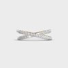Infinity Whisper Criss Cross Diamond Ring