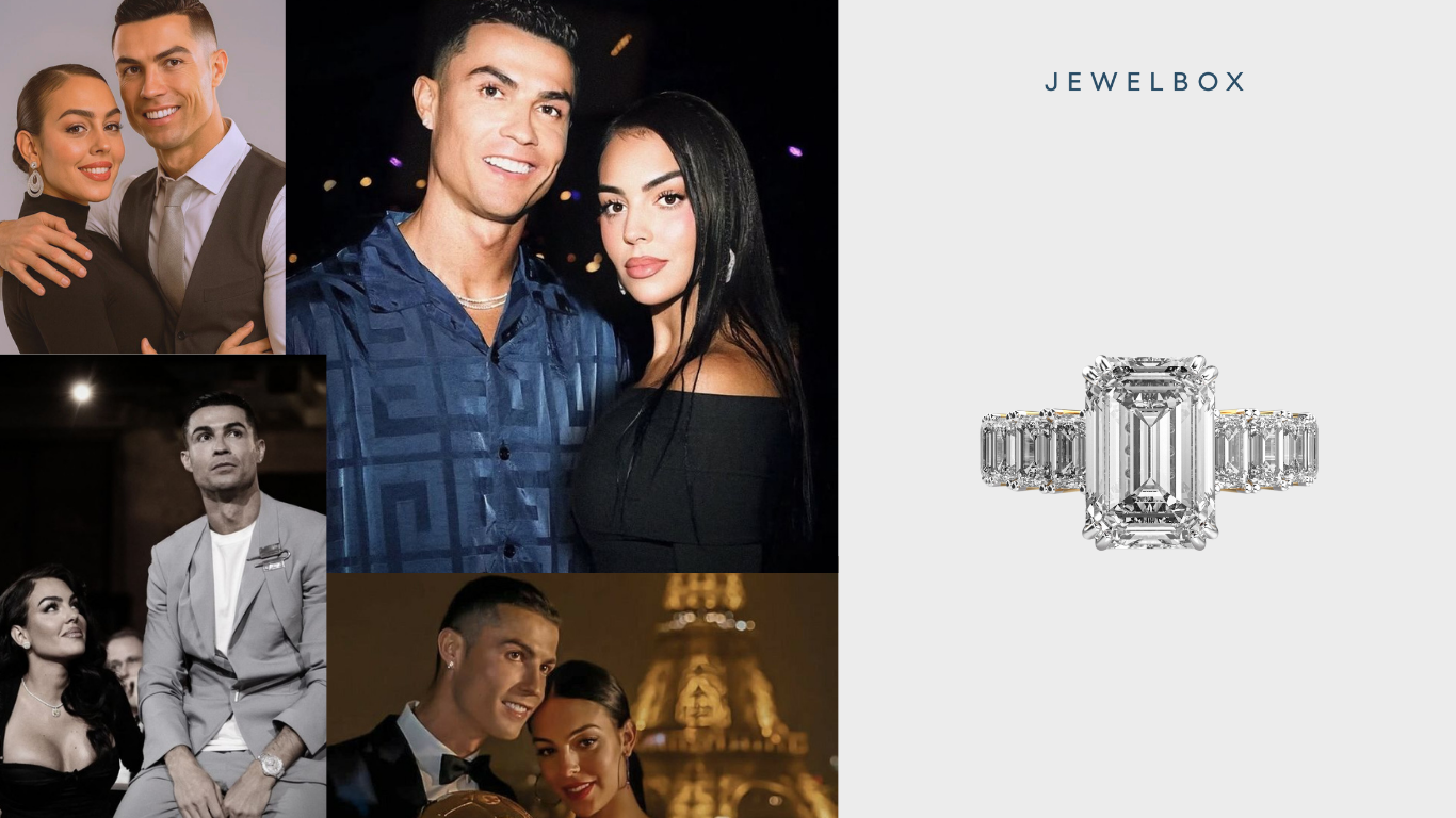 5 Show-Stopping Solitaire Engagement Rings Inspired by Cristiano Ronaldo & Georgina’s Love Story 6 Midnight Illusion Emerald Solitaire Diamond Ring
