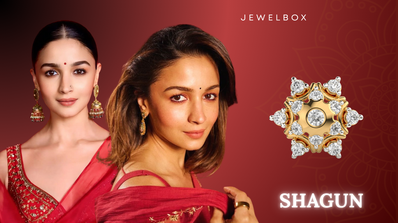 Top 4 Beautiful Karwa Chauth Jewellery Picks for your Beloved Wife 6 A Delicate Sparkle As Karwachauth Gift: Charming Luminary Diamond Nosepin