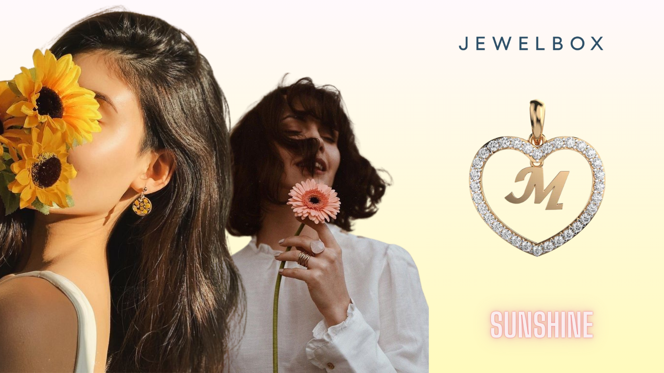 Custom Initial Pendants to Make Your Look Truly Personal: Memorable Heart ‘M’ Diamond Pendant Without Chain