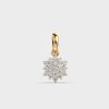 Floral Frost Diamond Pendant without Chain