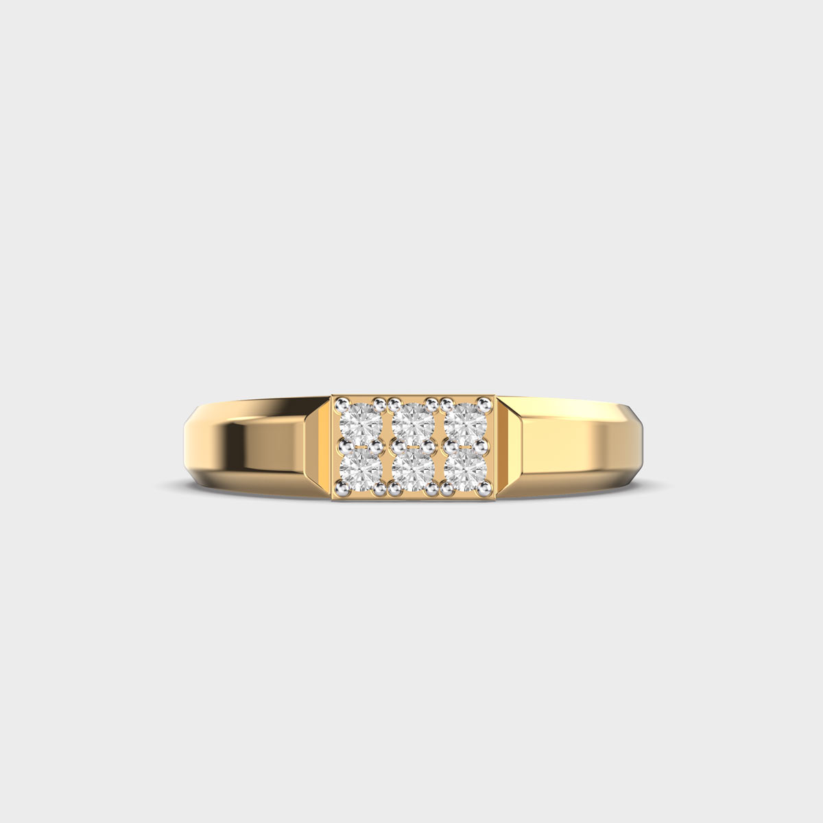 Senio Diamond Encrusted Band Ring