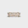 Tres Band Diamond Encrusted Statement Ring