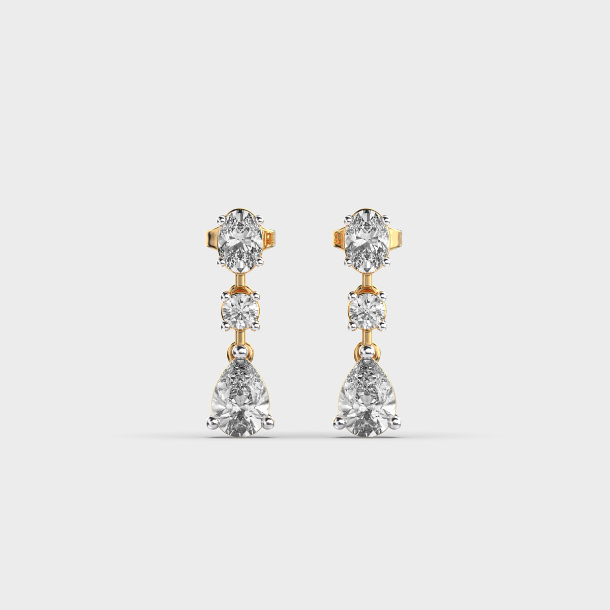 Heavens Song Diamond Drop Earrings