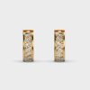 Radiance Row Diamond Pave Earstuds