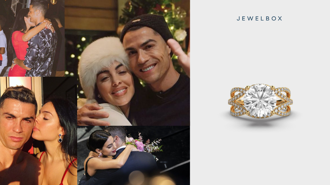 5 Show-Stopping Solitaire Engagement Rings Inspired by Cristiano Ronaldo & Georgina’s Love Story 9 Queen’s Diamond Solitaire Engagement Rings