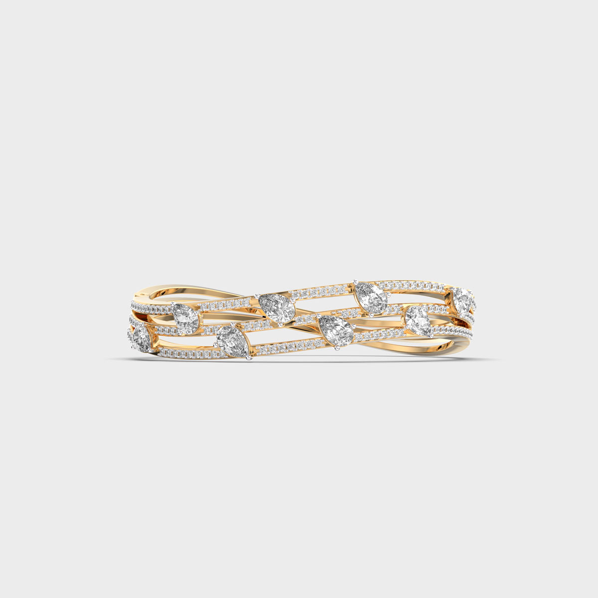 Aphrodites Weapon Diamond Cluster Bracelet