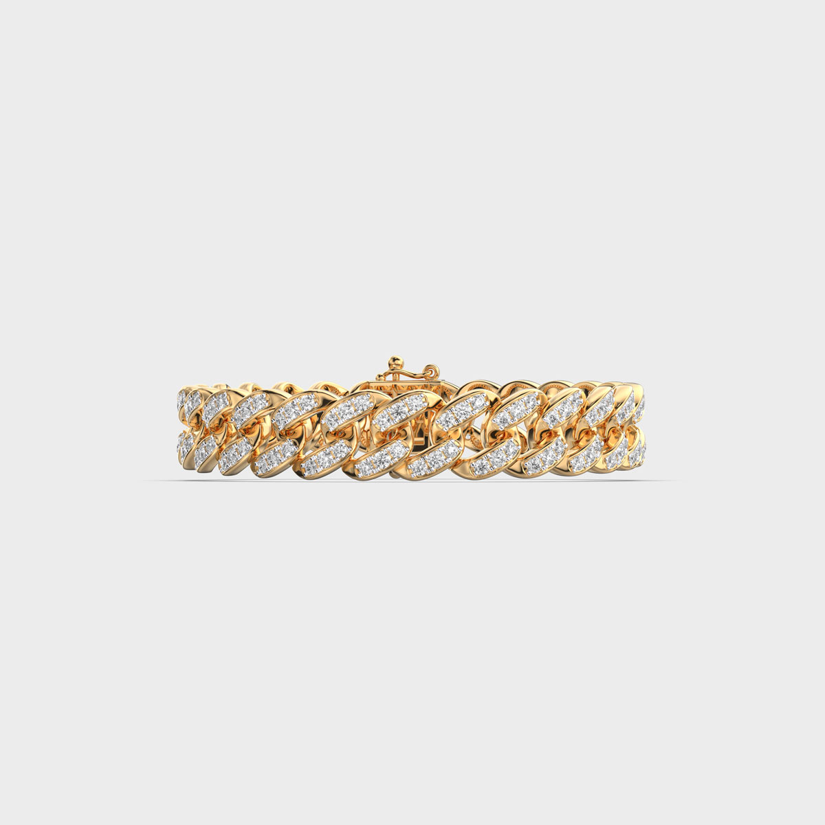 Chain of Love Diamond Cluster Bracelet