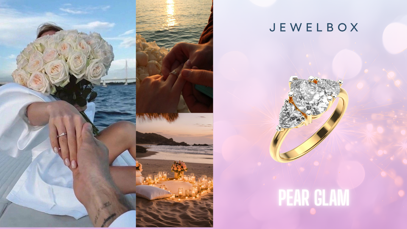 Top 4 Dreamy Diamond Engagement Rings for a Perfect Proposal 5 Diamond Engagement Rings, Brimming with Love: Monarch Pear Solitaire Diamond Ring