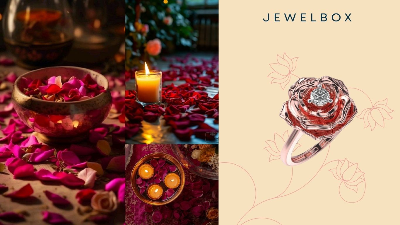 Regal Rose Diamond Ring For Women 