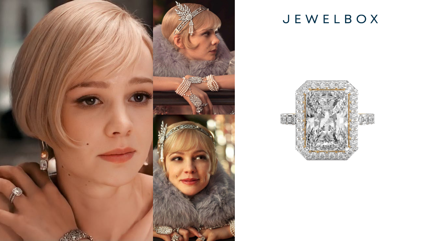 Daisy’s Diamond Wedding Ring From The Great Gatsby: Radiant Royal Round Cut Diamond Ring