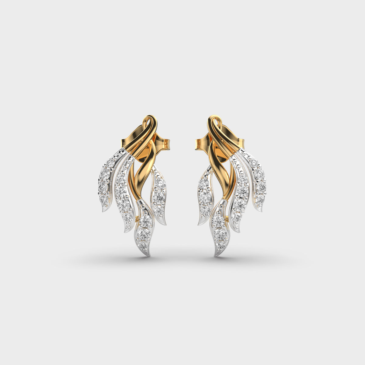 Bold, Brilliant, and Beautiful For Your Maximalist Sister: Briget Ribbon Knot Diamond Earrings