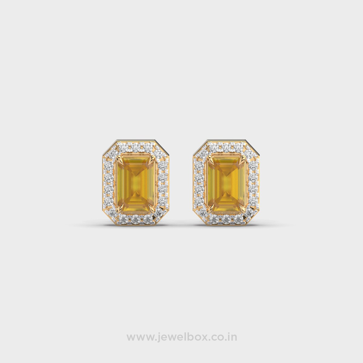Warm, Radiant and Festive, perfect gift for Bhai Dooj: Glistening Honeyglow Amber Diamond Drops