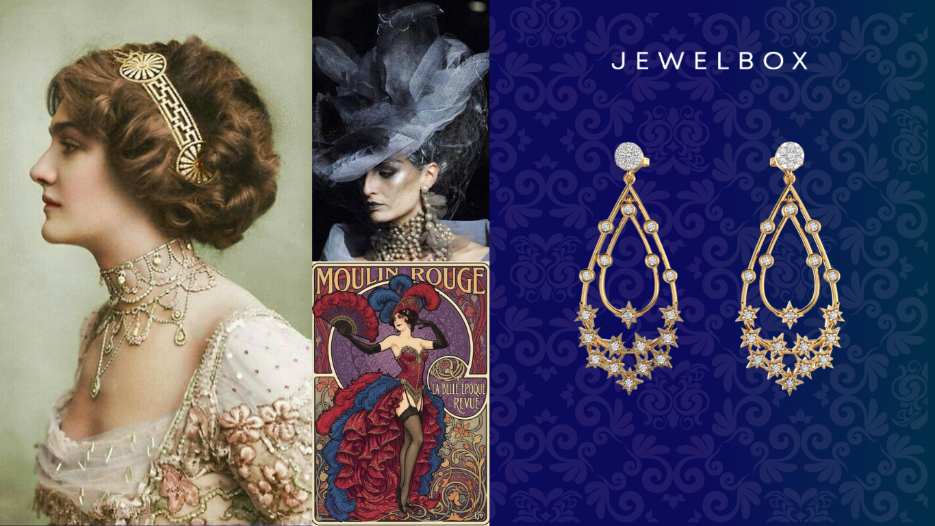 Symbolism and Sentiment In Belle Epoque Jewellery: Drops Of Star Diamond Danglers