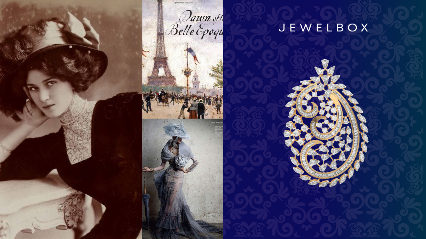 Feminine Filigree Beauty of Belle Époque Jewellery: Velanique Mahira Crest Diamond Pendant