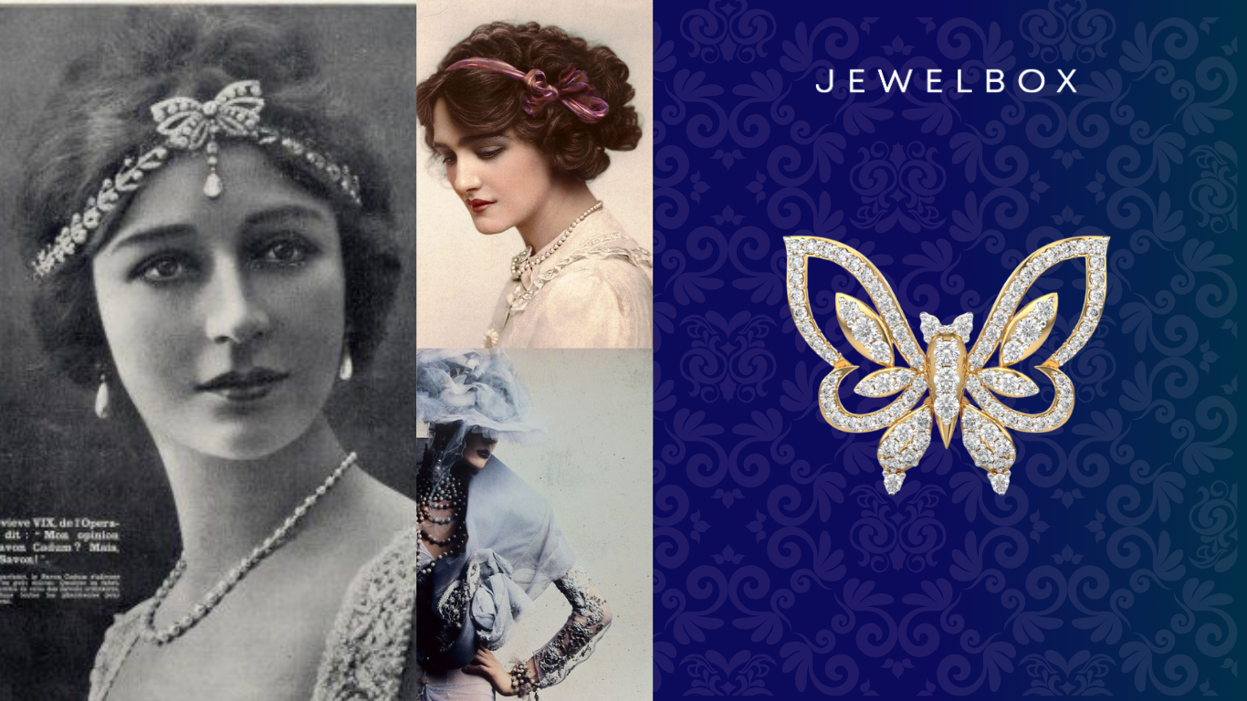 A Flutter of Grace in Belle Époque Jewellery: Whisperwing Diamond Butterfly Pendant without Chain