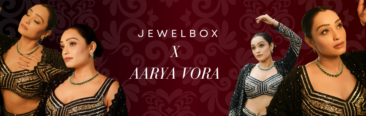 Confidence Crafted in Light, Aarya Vora’s Emerald Green Stones ft Jewelbox 