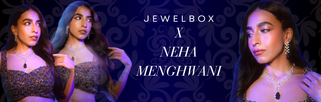 Neha Menghwani’s Sapphire Blue Diamond Necklace  