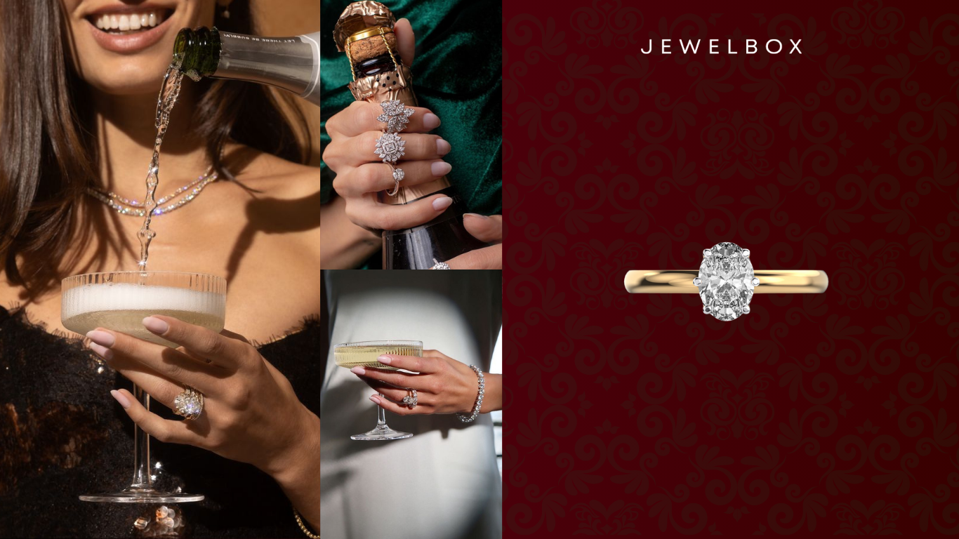 Dazzling Pieces To Wear This New Year's Eve Party 2025 5 Band of Valour Dual Tone Diamond Ring