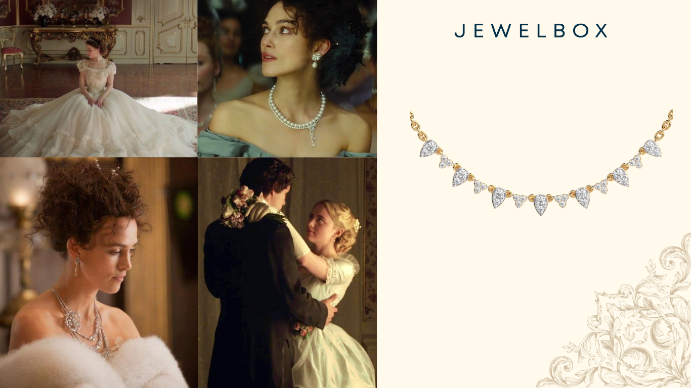 Top 4 Sensational Pieces Featured in Anna Karenina ft Jewelbox 2025 5 Amour Charm Pear Cut Diamond Necklace