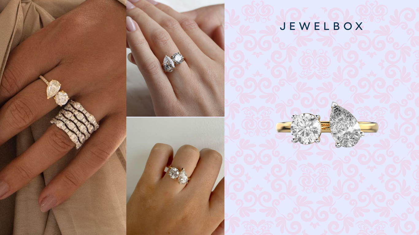 5 Reasons to love Toi Et Moi Rings from Jewelbox 5 Romantic In Design, Dazzling Toi Et Moi Solitaire Diamond Ring