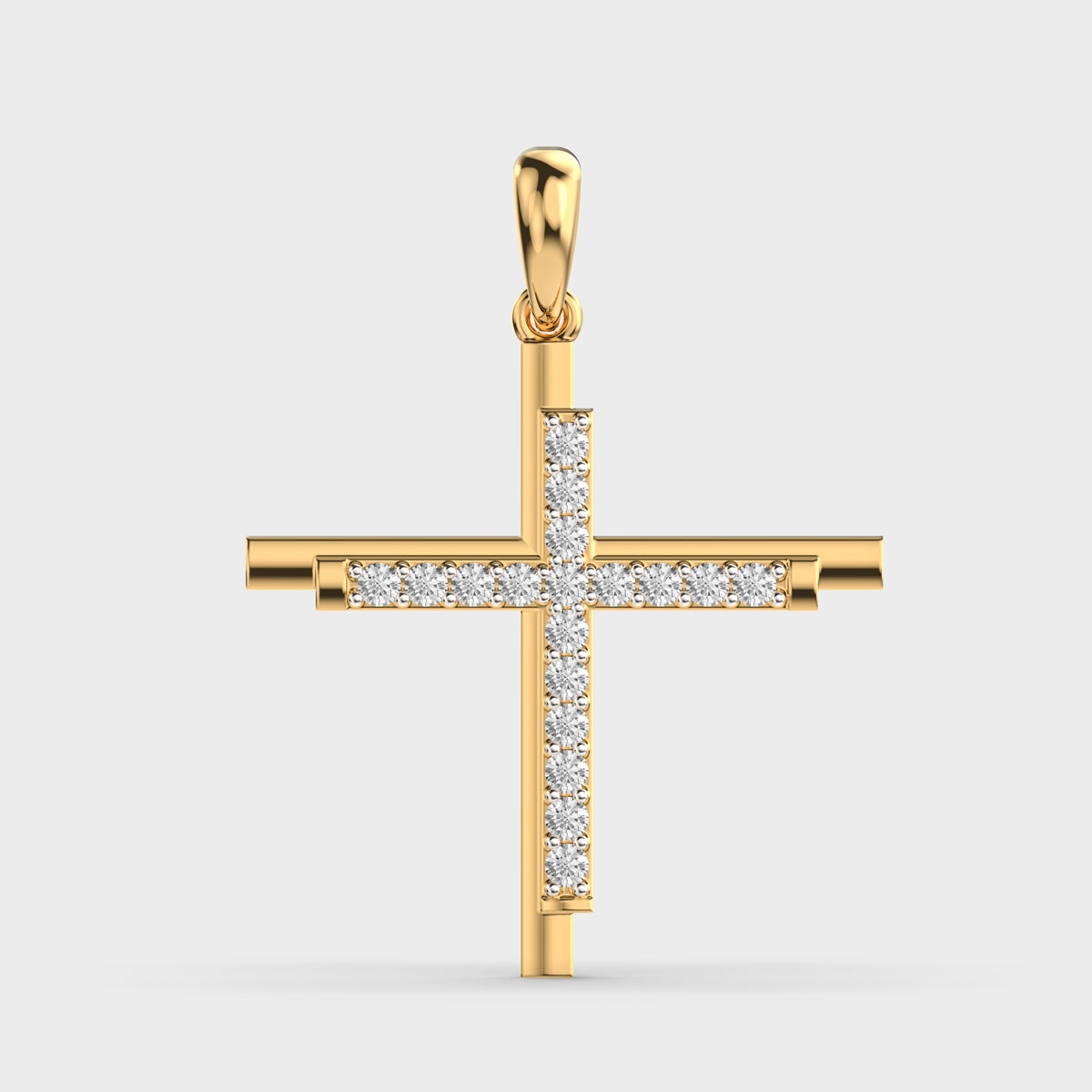 Jesus Of Nazareth Diamond Pendant