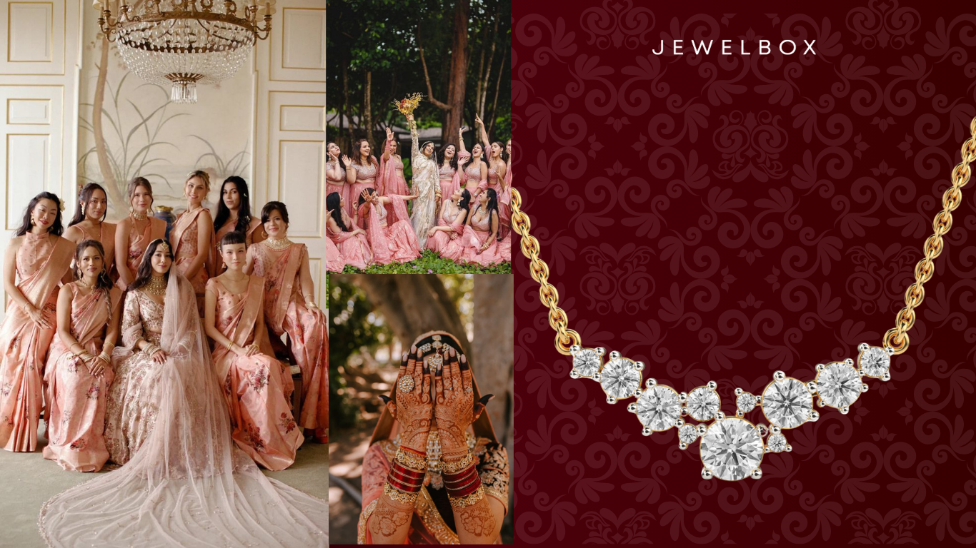 2025 Bridesmaid Jewellery Collective: 5 Gorgeous Curated Favourites 6 Clara’s Glimmering Diamond Necklace