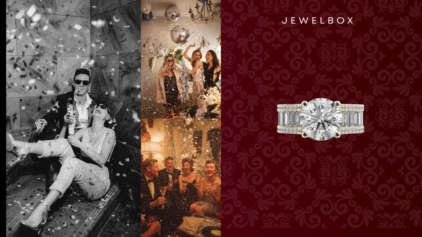 Dazzling Pieces To Wear This New Year's Eve Party 2025 6 Snowflake Snow Dazzling Diamond Ring