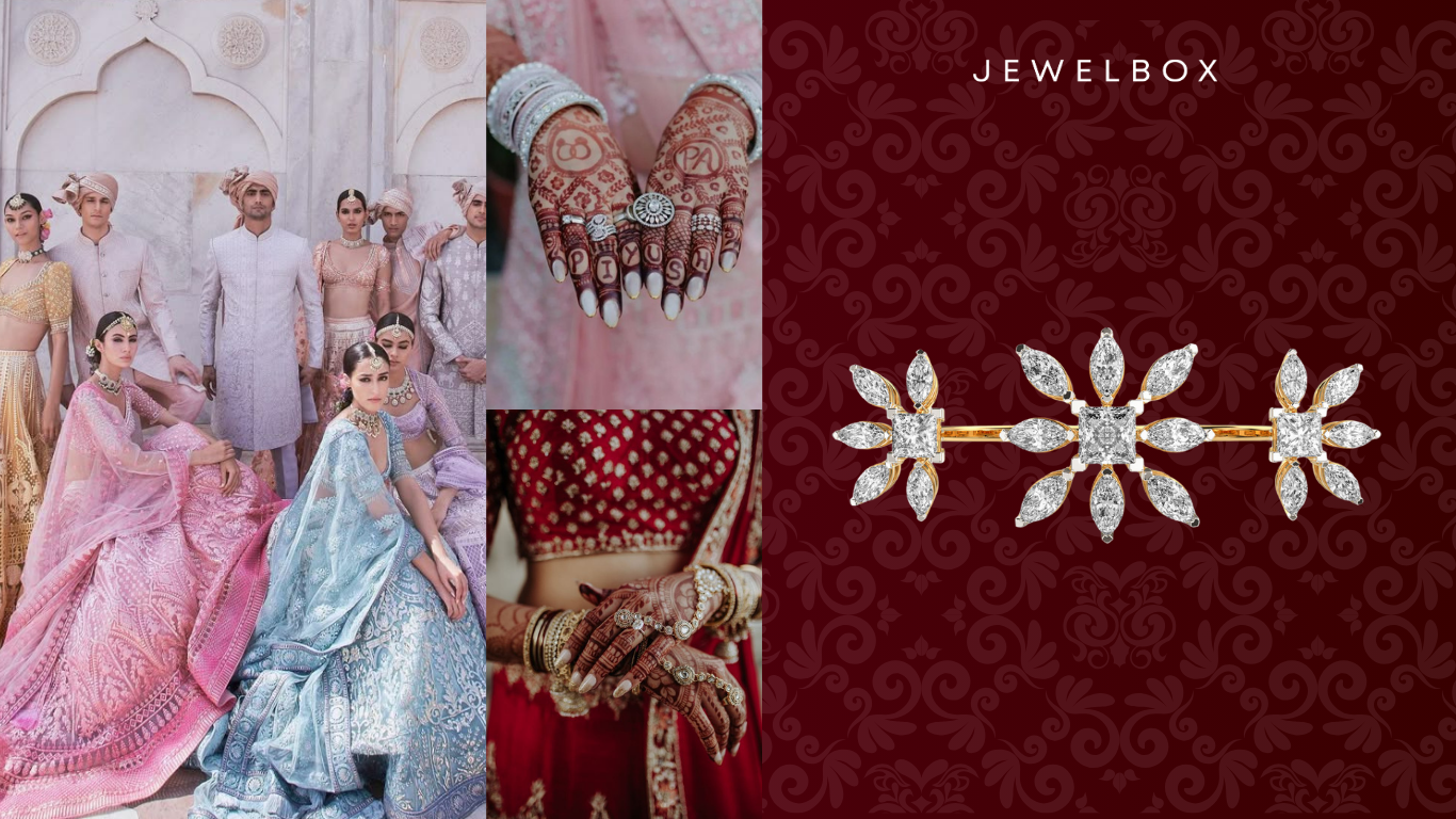 2025 Bridesmaid Jewellery Collective: 5 Gorgeous Curated Favourites 7 Floral trio Cocktail Diamond Ring