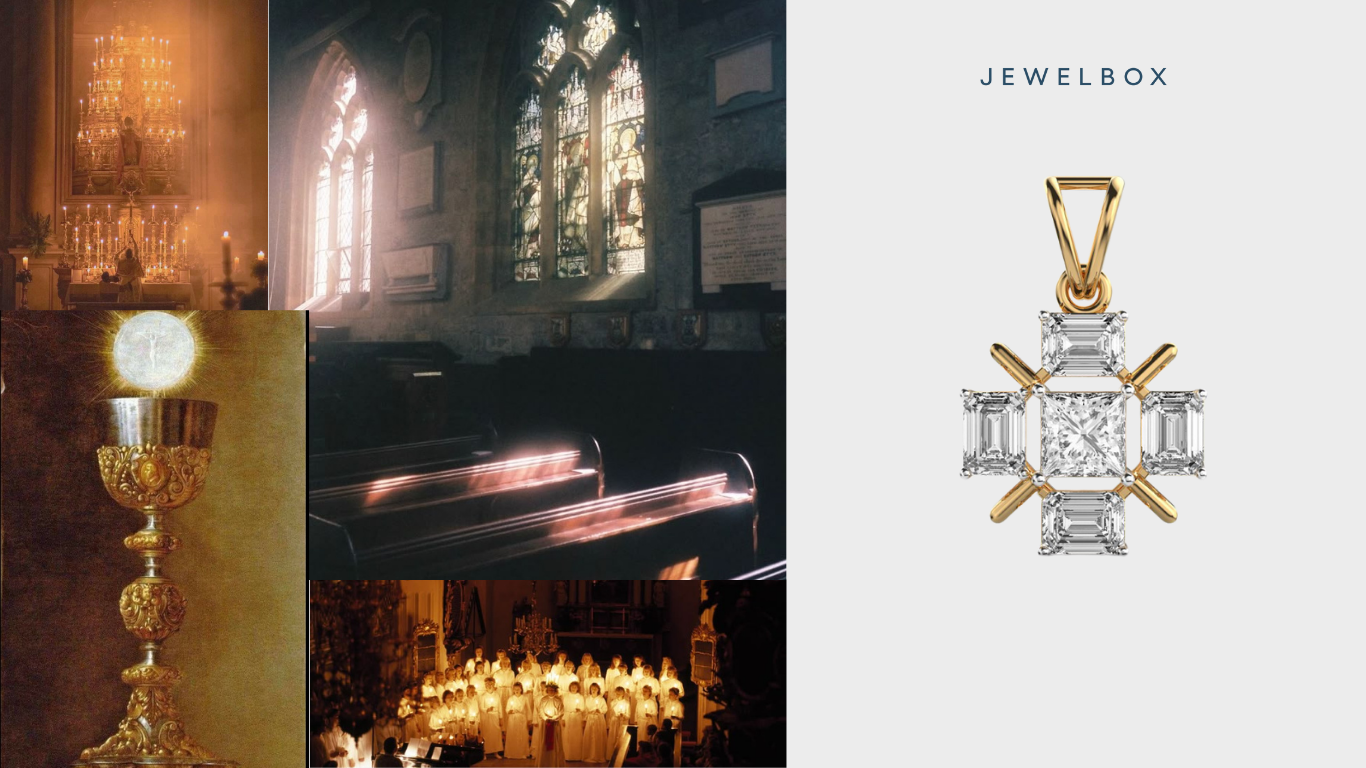 Cruzan Cross Diamond Pendant Without Chain