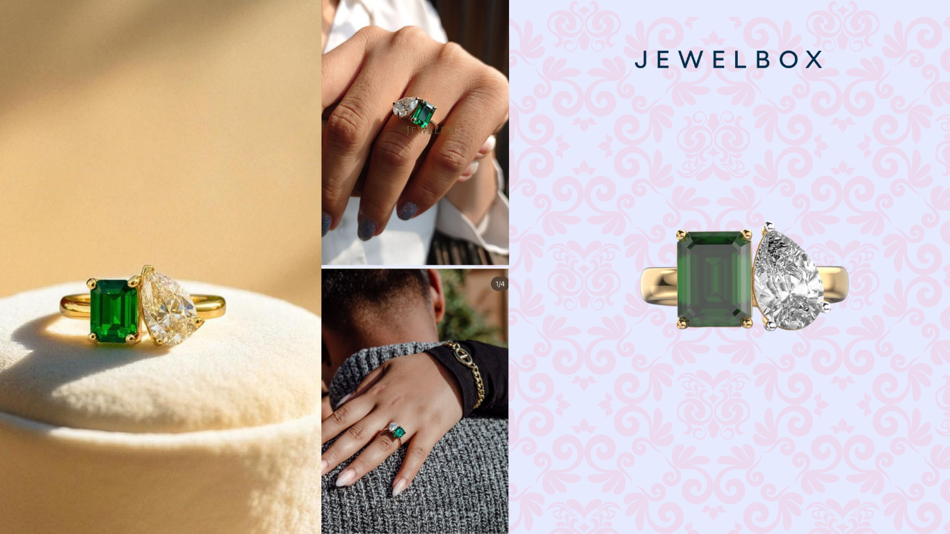 5 Reasons to love Toi Et Moi Rings from Jewelbox 7 A Beautiful Symbol of Balance: Josephine Toi Et Moi Diamond Ring